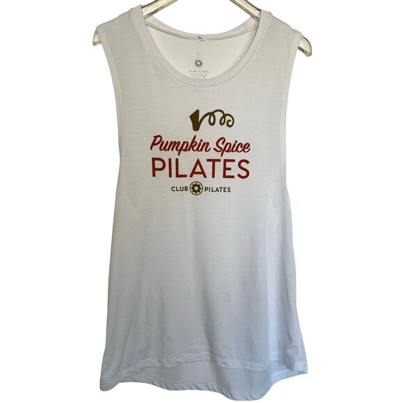 Club Pilates Tops - Club Pilates “Pumpkin Spice Pilates” Tank Top – Size Medium